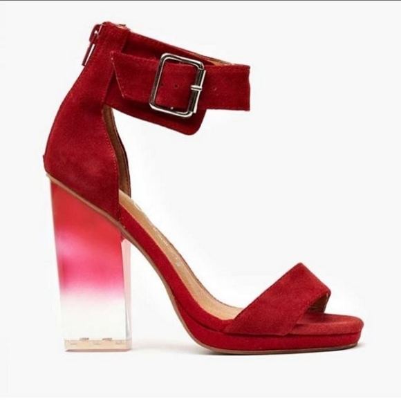 JEFFERY CAMPBELL SOIREE OMBRÉ SUEDE HEELS - Picture 9 of 9